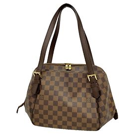 Louis Vuitton Damier Belem MM Shoulder Bag Damier ebene