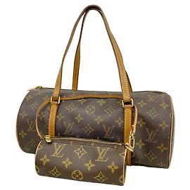 Bolso Louis Vuitton Monogram Papillon 30 Castaño