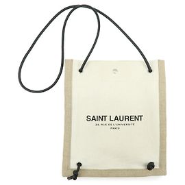 Autre Marque Saint Laurent Universite Flat Canvas Beige
