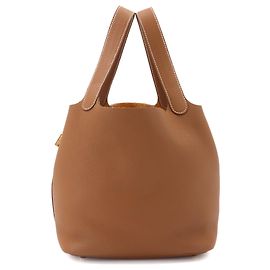 Autre Marque Borsa Piko Hermes Picotin Lock 22 MM D'oro