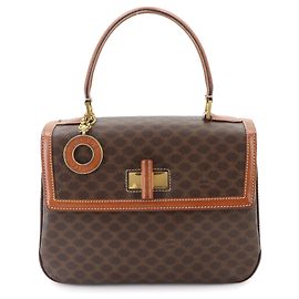 Céline Sac à main Celine Macadam en Brown Marron