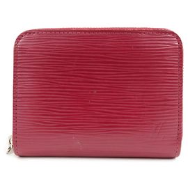 Monedero Zippy Louis Vuitton de piel Epi Rosa