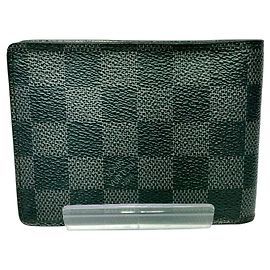 Louis Vuitton Damier Graphite Portefeuille Multiple Wallet Black