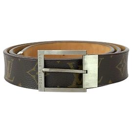 Louis Vuitton Cinturón LouisVuittonMonogramBelt Castaño