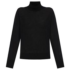 Camisola de gola alta em lã preta Dsquared2 Preto