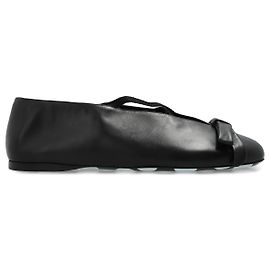 Moschino Sapatilhas de pele pretas Preto