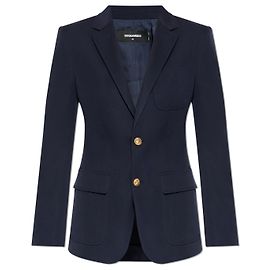 Blazer in lana blu navy Dsquared2 Blu Blu navy