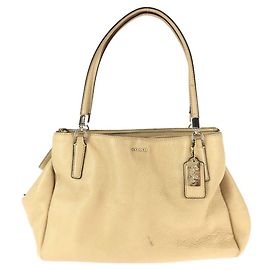 Sac à main 2 voies COACH Madison Leather Marron Beige