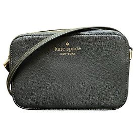 Borsa a tracolla Kate Spade nera in PVC Nero