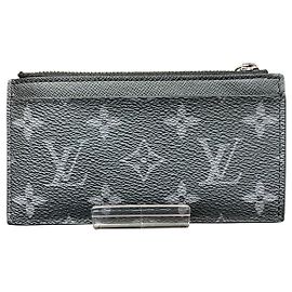 Louis Vuitton Monogram Eclipse Reverse Coin Case Preto
