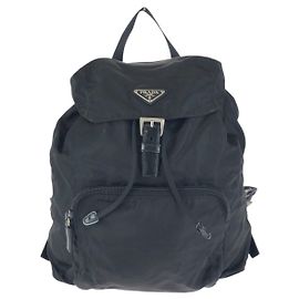 Prada Tessuto Backpack Black