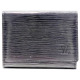 Louis Vuitton Epi Card Holder Black