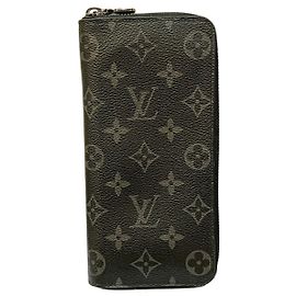 Carteira Louis Vuitton Vertikal Monogram Eclipse Preto