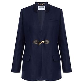 Moschino Navy Blue Wool Blazer Blue Navy blue