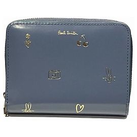 Portafoglio in pelle Paul Smith Doodle Blu
