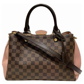 Sac à main Louis Vuitton Brittany Canvas Marron