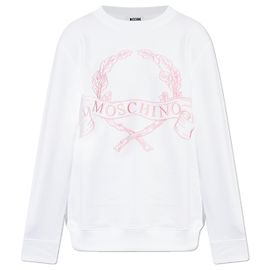 Moschino Sweatshirt avec broderie Blanc