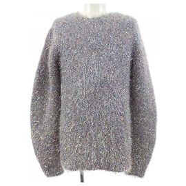 Maille Jil Sander Bleu Doré Violet