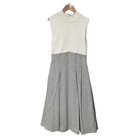 Autre Marque Vestido CELFORD Knit Combo Branco