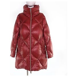 Autre Marque Herno Down Nylon Coat Brown Dark red