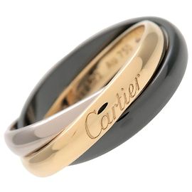 Cartier Trinity 18K White Gold and Ceramic Medium Multicolore