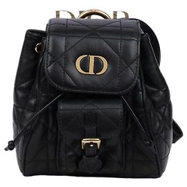 Dior Lambskin Karo Nano Backpack Black Black
