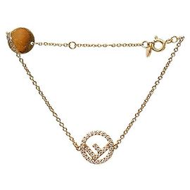 Fendi Bracelet Gold Metal Golden