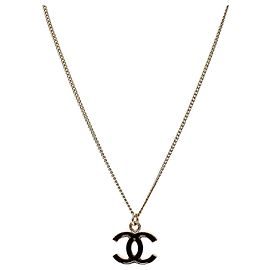 Chanel Collier CC Or Noir Noir