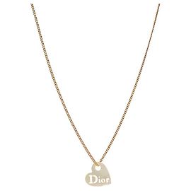 Dior Collana a cuore in madreperla e oro D'oro