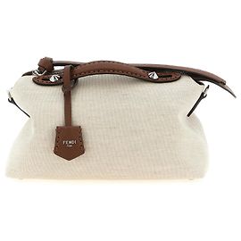 Fendi Beige Polyethylene Handbag Beige