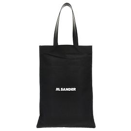 Jil Sander Borsa Tote in cotone nera Nero