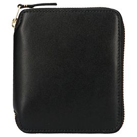 Comme Des Garcons Black Calfskin Wallet Black