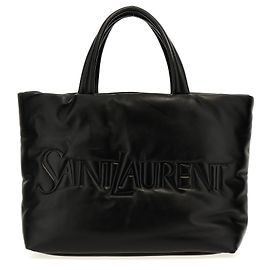 Autre Marque Black Lamb Leather Tote Bag Black
