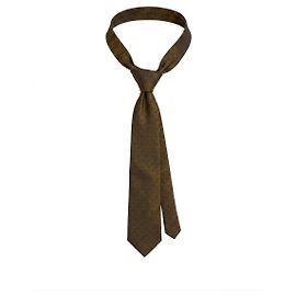 Gravata Givenchy de seda castanha Marrom