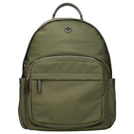 Mochila Tory Burch de nailon verde Verde