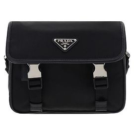 Prada Black Polyamide Shoulder Bag Black