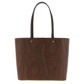 Etro Borsa Tote in cotone marrone Marrone