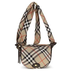 Burberry Bolsa de ombro em seda bege Bege