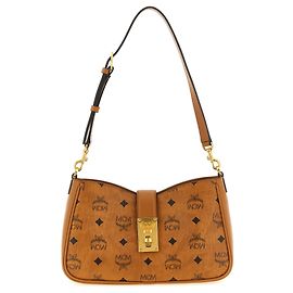 MCM Borsa a tracolla in polietilene marrone Marrone