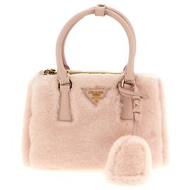 Prada Borsa in pelle di agnello multicolore Rosa