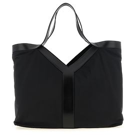 Autre Marque Sac Tote en cuir de veau noir Noir