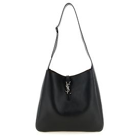 Autre Marque Borsa a tracolla in vitello nero Nero