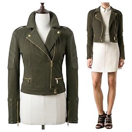 Burberry Gold-plattierte Cotton Rider Jacke Golden