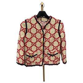 Gucci Nuova Giacca Jacquard Size Multicolore