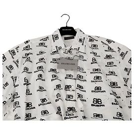 Balenciaga Hemd WHITE Weiß