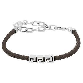 Versace Greca Lederarmband Mehrfarben
