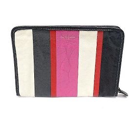 Balenciaga Clutch Bazaar de riscas multicolor Multicor