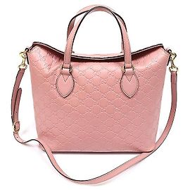 Gucci Couro Shima GG Rosa Rosa