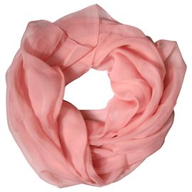 Dolce & Gabbana Bufanda Chal Wrap Rectangular de Seda Rosa para Mujer Rosa