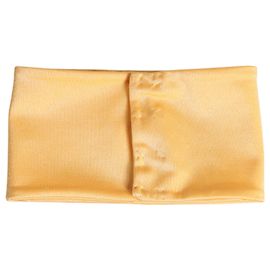 Dolce & Gabbana Sciarpa scaldacollo elasticizzato in nylon giallo da donna Giallo